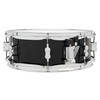 PDP New Yorker 5x14 Snare Drum in Black Onyx finish with maple shell and chrome hardware, offering crisp tone and compact portability for any drummer.