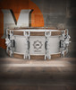 PDP Concept Select snare, 5x14 snare drum, 3mm aluminum snare, walnut wood hoops, PDP snare drum, DW Concept Select, aluminum snare drum, Musician Madness