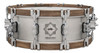 PDP Concept Select 5x14 3mm Aluminum with Walnut Wood Hoops Snare (PDSN0514CSAL) | Musician Madness