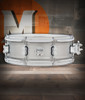 PDP Concept Series 5x14 Snare Drum in Natural Satin Brushed Aluminum with 1.2mm shell and chrome hardware, offering bright attack and modern appearance.