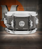 PDP Concept Series 6x10 Snare Drum in Black Nickel Over Steel with chrome hardware, offering sharp attack, bright tone, and compact versatility for any kit.