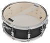 PDP Concept Series 5.5x14 Black Wax Maple Snare Drum in Satin Black finish with chrome hardware, offering warm maple tone, bright attack, and modern look.
