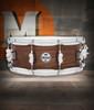 PDP LTD 5.5x14 Snare Drum with Maple/Walnut hybrid shell in Natural Satin finish, offering warm, balanced tone and high-end craftsmanship.