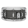 PDP Concept Series 6.5x14 Snare Drum in Black Nickel Over Steel with chrome hardware, featuring powerful tone, cutting projection, and stylish modern finish.