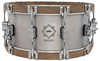 PDP Concept Select 6.5x14 3mm Aluminum with Walnut Wood Hoops Snare (PDSN6514CSAL) | Musician Madness