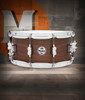 PDP LTD 6.5x14 Snare Drum with Maple/Walnut hybrid shell in Natural Satin finish, offering warm resonance, full-bodied tone, and premium craftsmanship.