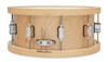PDP Concept 20-Ply 6.5x14 Snare Drum in Natural Maple finish with thick wood hoops and maple shell, delivering warm tone, crisp attack, and exceptional projection.