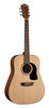 Washburn D5 Apprentice Series Dreadnought Acoustic Guitar with natural finish and full-size body – ideal for beginners and students – Musician Madness