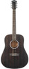 Washburn DFED-U Deep Forest Dreadnought Acoustic Guitar with striped ebony top and natural wood grain finish – Musician Madness