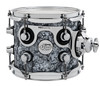 DW Design Series 8x7 Tom in Silver Slate Marine finish with maple shell and chrome hardware - professional DW tone and design - Musician Madness