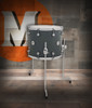 DW Design Series Maple Floor Tom, 12x14 - Steel Gray Lacquer w/Chrome Hardware (DDLG1214TTSG) | Musician Madness