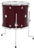 DW Design Series Maple Floor Tom, 16x18 - Cherry Stain Gloss Lacquer w/Chrome Hardware (DDLG1618TTCS) | Musician Madness