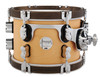 PDP Concept Classic 7x10 Tom in Natural Stain with walnut hoops and maple shell construction - warm vintage tone - Musician Madness