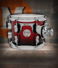 PDP Concept Maple 7x8 Suspended Tom - Red to Black Fade Lacquer with Chrome Hardware (PDCM0708STRB)|Musician Madness