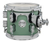 PDP Concept Maple 7x8 Suspended Tom in Satin Seafoam Finish Ply with chrome hardware and maple shell - bright tone and modern design - Musician Madness