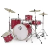 Dixon Spark 5-Piece Drum Set in Wine Red finish (PODSP522C1SWR) â€“ complete outfit with hardware and cymbals â€“ perfect for beginners â€“ Musician Madness
