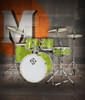 Dixon Spark 5pc - Key Lime Sparkle Complete Outfit (PODSP522C1SKLS) | Musician Madness