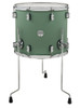 PDP Concept Maple 14x16 Floor Tom - Satin Seafoam Finish Ply w/ Chrome Hardware (PDCM1416TTSF) | Musician Madness