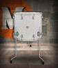 PDP Concept Maple 16x18 Floor Tom - Pearlescent White Lacquer w/ Chrome Hardware (PDCM1618TTPW) | Musician Madness
