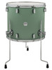 PDP Concept Maple 16x18 Floor Tom - Satin Seafoam Finish Ply w/ Chrome Hardware (PDCM1618TTSF) | Musician Madness