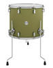 PDP Concept Maple 16x18 Floor Tom - Satin Olive Finish Ply w/ Chrome Hardware (PDCM1618TTSO) | Musician Madness