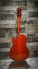 H. Jimenez Glossy Color-Changing Sparkle Bajo Quinto Cutaway Electric w/ Hardwood Case (LBQ1GXE-AB) | Musician Madness