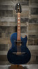 H. Jimenez Glossy Color-Changing Sparkle Bajo Quinto Cutaway Electric w/ Hardwood Case (LBQ1GXE-AB) | Musician Madness