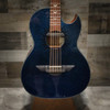 H. Jimenez Glossy Color-Changing Sparkle Bajo Quinto Cutaway Electric w/ Hardwood Case (LBQ1GXE-AB) | Musician Madness