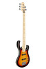 H. Jimenez 5 string glossy Vintage Burst bass guitar with deluxe padded gig bag (LBS5-VB) | Musician Madness