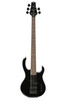 H. Jimenez 5-String Glossy Black Bass Guitar (LBS5-BK) with deluxe padded gig bag