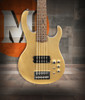 H. Jimenez 5 string glossy Gold Top bass guitar w/ deluxe padded gig  (LBS5-GT) | Musician Madness