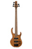 H. Jimenez 5-String Glossy Natural Walnut Top Bass Guitar (LBS5-WT) with deluxe padded gig bag