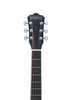 Washburn Deep Forest Burl Grand Auditorium Acoustic Electric Guitar - Black Fade (DFBACEB) | Musician Madness