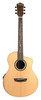 Washburn Bella Tono Suprema Acoustic-Electric Guitar - Natural Glossy (BTSC40SCE-U)