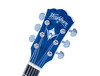 Washburn EA15 Festival Series Mini Jumbo Cutaway Acoustic-Electric Guitar – Flame Transparent Blue (EA15TBL-U)