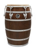 Latin Percussion 14-Inch Siam Oak Barril De Bomba hand drum with chrome plated hardware (LP2614-MS) - authentic LP percussion instrument available at Musician Madness.
