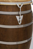 Latin Percussion 16-Inch Siam Oak Barril De Bomba with chrome plated hardware (LP2616-MS) - handcrafted LP hand drum honoring Puerto Rican tradition, available at Musician Madness.