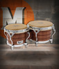 Latin Percussion LP Original Bongo Mahogany 6 3/4–8 1/4" (LP1964) – handcrafted mahogany bongo drums with traditional LP tone, available at Musician Madness.