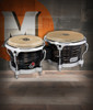Latin Percussion LP Pedrito Martinez Signature Deep Cut Mango Bongos (LP201AX-PM) â€“ handcrafted mango wood signature bongos designed with Pedrito Martinez, available at Musician Madness.