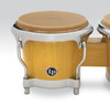 Latin Percussion LP Santana CCII 7-1/4"-8-5/8" Bongos - African Speaks Oak Finish (LP201AX-SAS) | Musician Madness