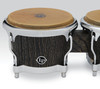 Latin Percussion LP Uptown CCII 7-1/4"â€“8-5/8" Bongos â€“ Sculpted Ash in Espresso Stain with Chrome Hardware (LP201SA) â€“ elegant LP bongos with warm tone and professional design, available at Musician Madness.