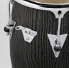 Latin Percussion LP Uptown CCII 11-3/4" Conga – Sculpted Ash in Espresso Stain with Chrome Hardware (LP1175SA) – premium LP conga drum available at Musician Madness.