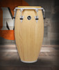 Latin Percussion LP Classic Series Top-Tuning 12-1/2" Tumba - Oak Natural with Chrome Hardware (LP552T-AWC) | Musician Madness