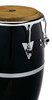 Latin Percussion LP Patato CCII 12-1/2" Fiberglass Tumba – Black with Chrome Hardware (LP552X-1BK) – signature Patato tumba available at Musician Madness.