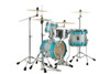Sonor AQ2 Maple Martini 4 Piece Shell Pack - Aqua Silver Burst (AQ2-MARTINIWMCASB) | Musician Madness