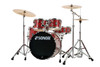 Sonor AQX Studio Drum Set - Red Midnight Sparkle with 1000 Series Hardware (AQX-STUDIO-NC-RMS).