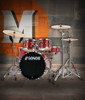 Sonor AQX Studio Drum Set - Red Midnight Sparkle w/ Hardware (AQX-STUDIO-NC-RMS) | Musician Madness