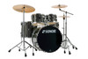 Sonor AQX Stage Drum Set - Black Midnight Sparkle with 1000 Series Hardware (AQX-STAGE-NC-BMS).