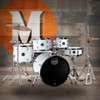 Mapex Comet 5-Piece Complete Drum Set - 18 In. Bass Drum White Thin Grain (CM5844FTCFH) | Musician Madness