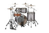 Mapex Saturn Evolution Rock 4-Piece Shell Pack (No Snare) - Gun Metal Grey (SE529XBBPG) | Musician Madness